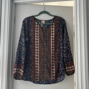 Bohemian Printer Blouse
